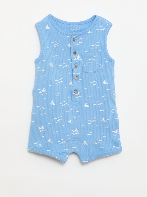 Pagliaccetto corto in maglia a costine - Kiabi