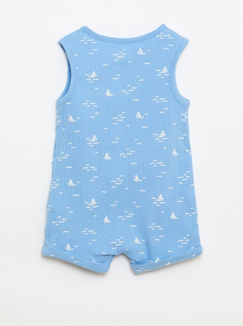 Pagliaccetto corto in maglia a costine - Kiabi