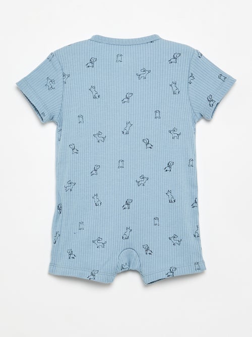 Pagliaccetto corto in maglia a costine - Kiabi