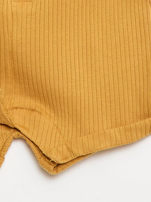 Pagliaccetto corto in maglia a costine - Kiabi