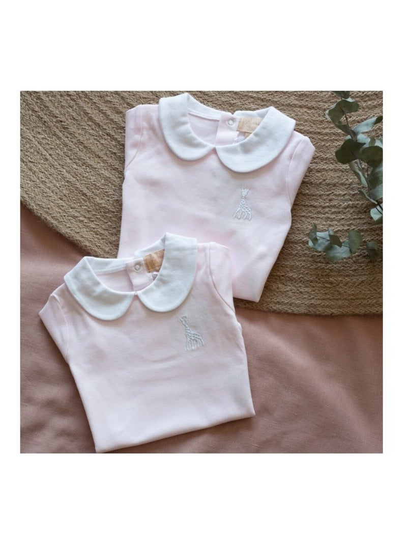 Pagliaccetto corto per bebè sophie la girafe® Rosa - Kiabi