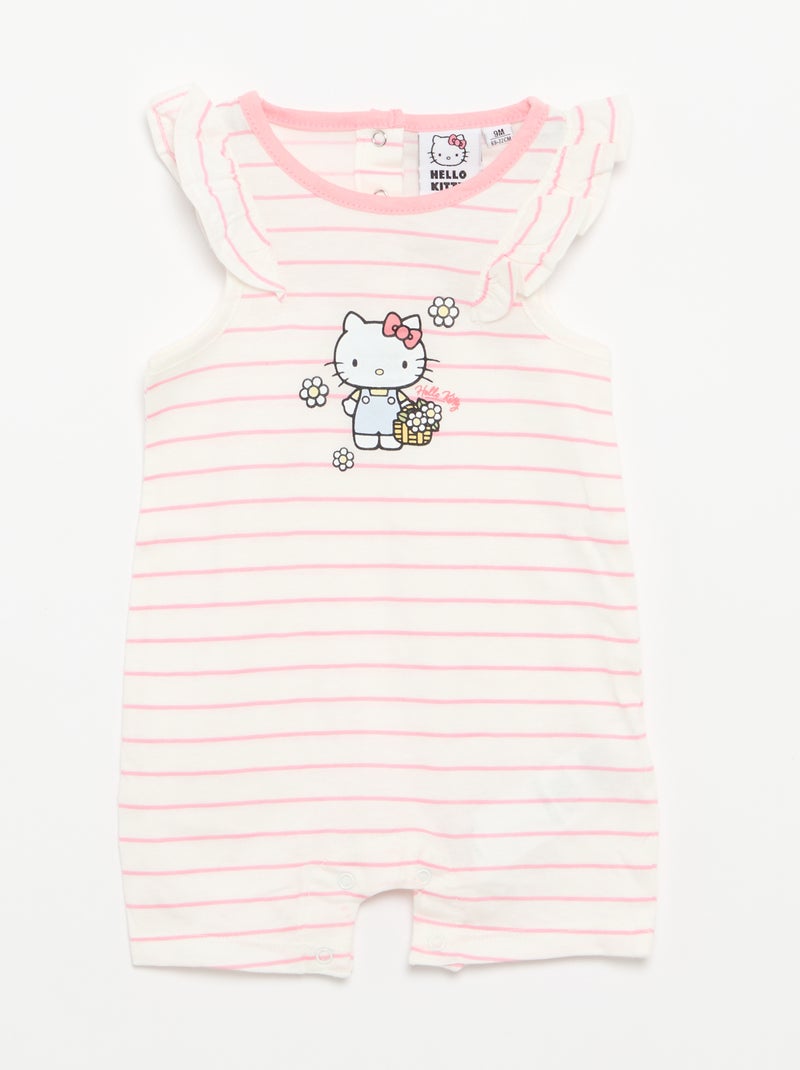 Pagliaccetto 'Hello Kitty' senza maniche con volant Rosa - Kiabi