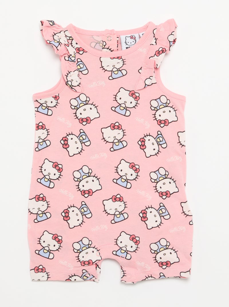 Pagliaccetto 'Hello Kitty' senza maniche con volant Rosa - Kiabi