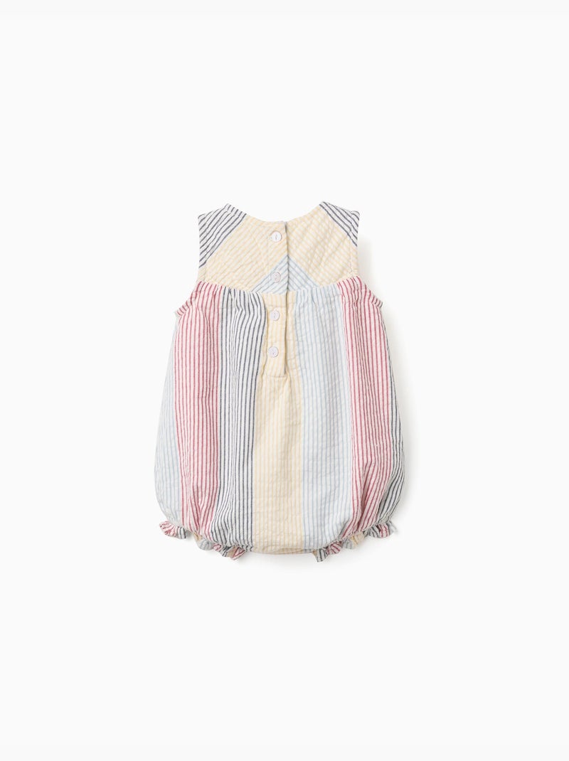 Pagliaccetto in cotone a righe You&Me Rosso - Kiabi