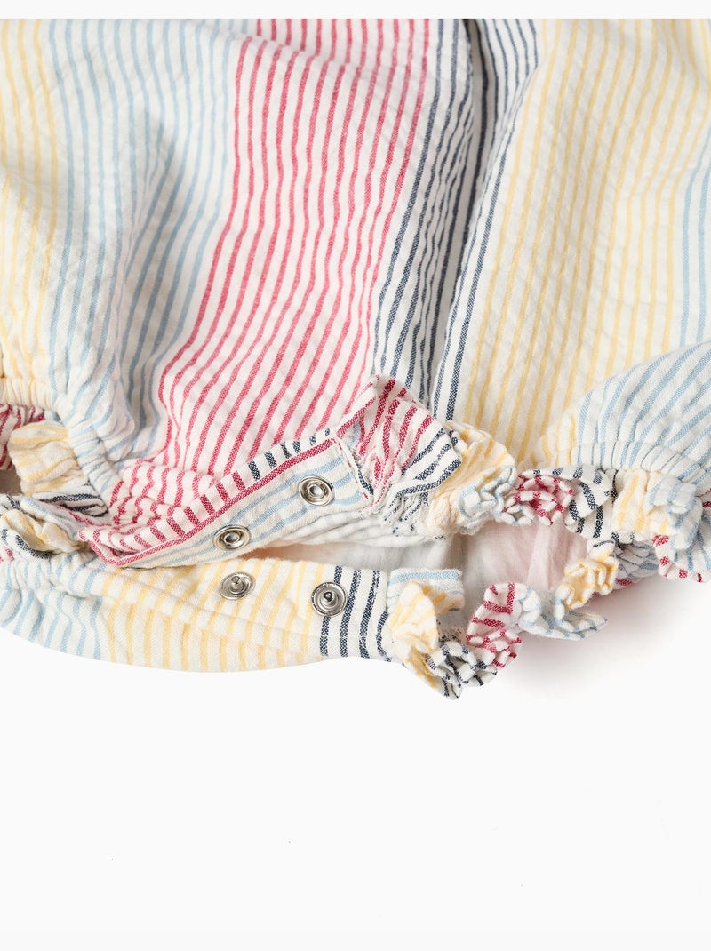Pagliaccetto in cotone a righe You&Me Rosso - Kiabi