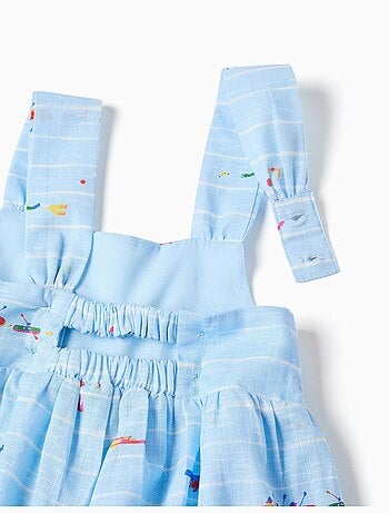 Pagliaccetto in cotone stampato Carolina Celas x Zippy