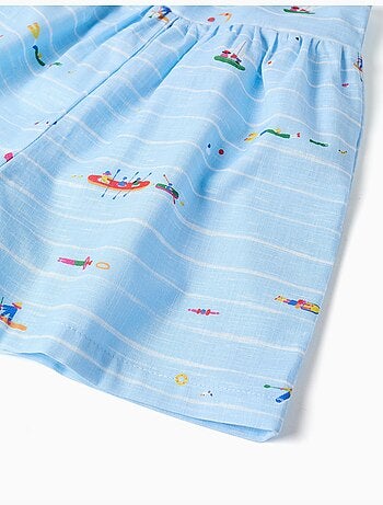 Pagliaccetto in cotone stampato Carolina Celas x Zippy