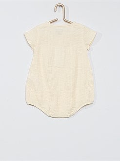 Neonata 0-36 mesi - Pagliaccetto in garza di cotone - Kiabi