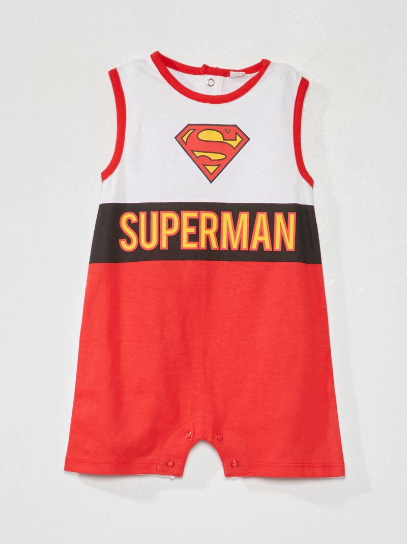 Pagliaccetto in jersey 'Superman' rosso - Kiabi