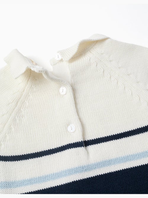 Pagliaccetto in maglia di cotone a righe - Kiabi