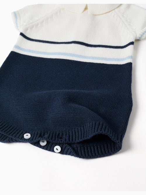 Pagliaccetto in maglia di cotone a righe - Kiabi