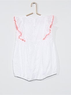 Neonata 0-36 mesi - Pagliaccetto in voile plumetis - Kiabi