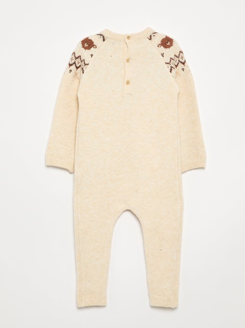 Pagliaccetto lungo in maglia jacquard - Kiabi