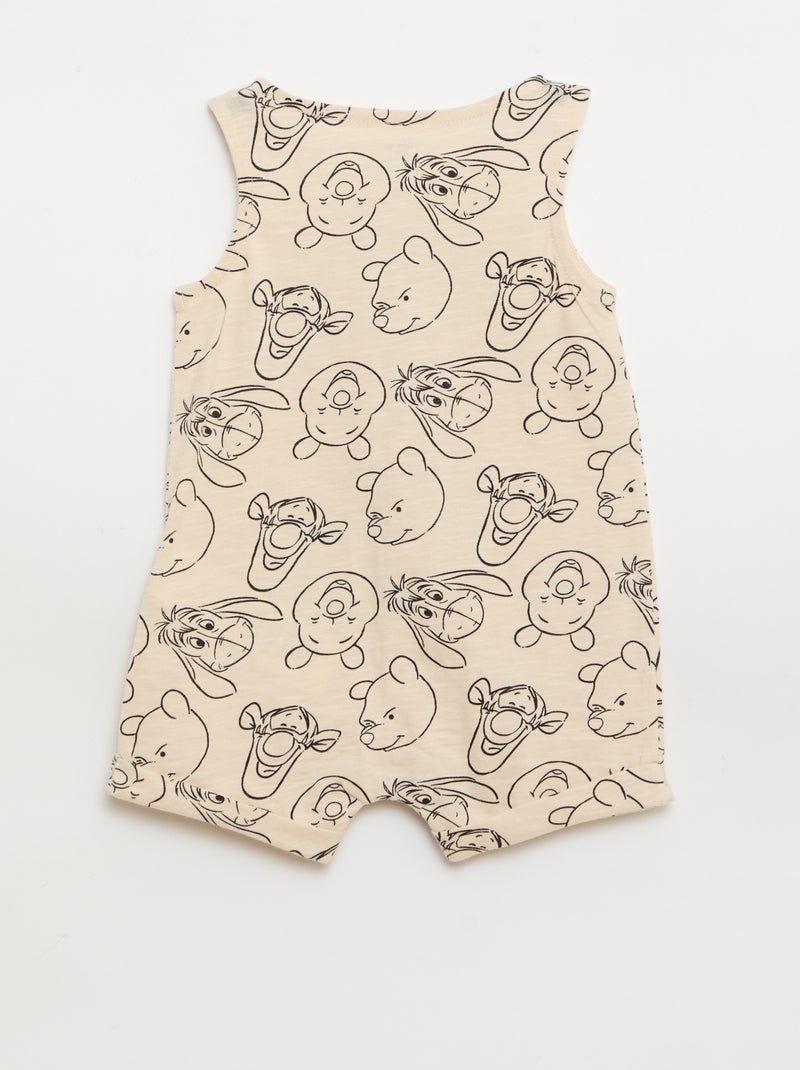 Pagliaccetto senza maniche con stampa \'Disney\' Beige - Kiabi