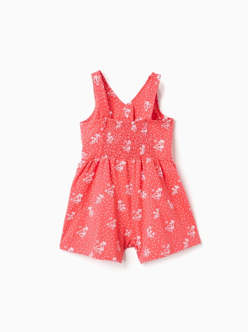 Pagliaccetto senza maniche con stampa e volant - Kiabi