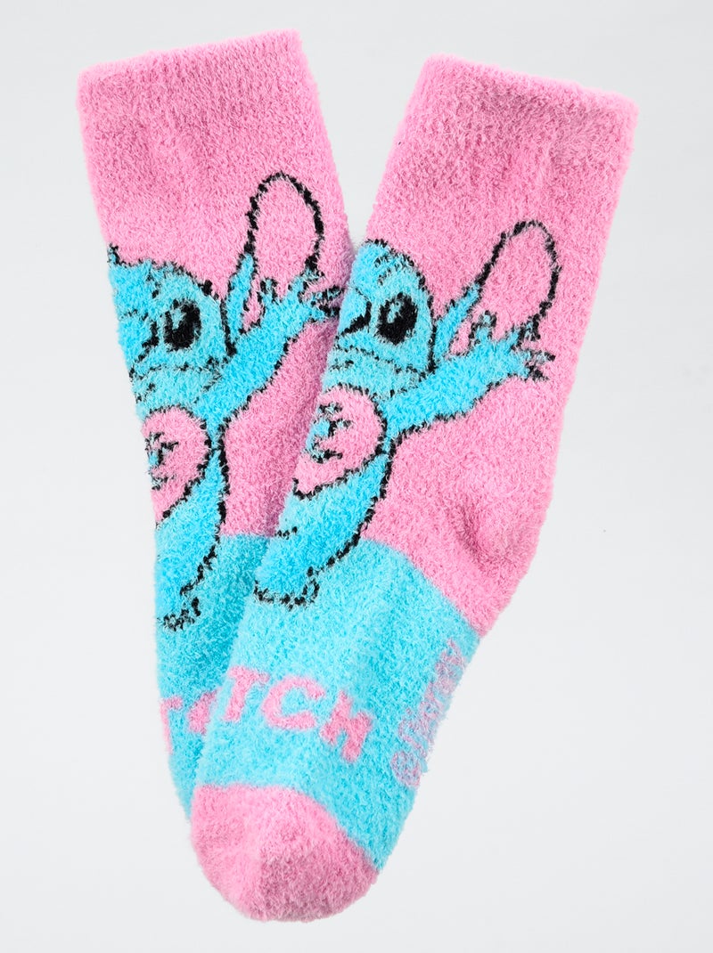 Paio di calzini 'Disney' 'Stitch' in cotone Rosa - Kiabi