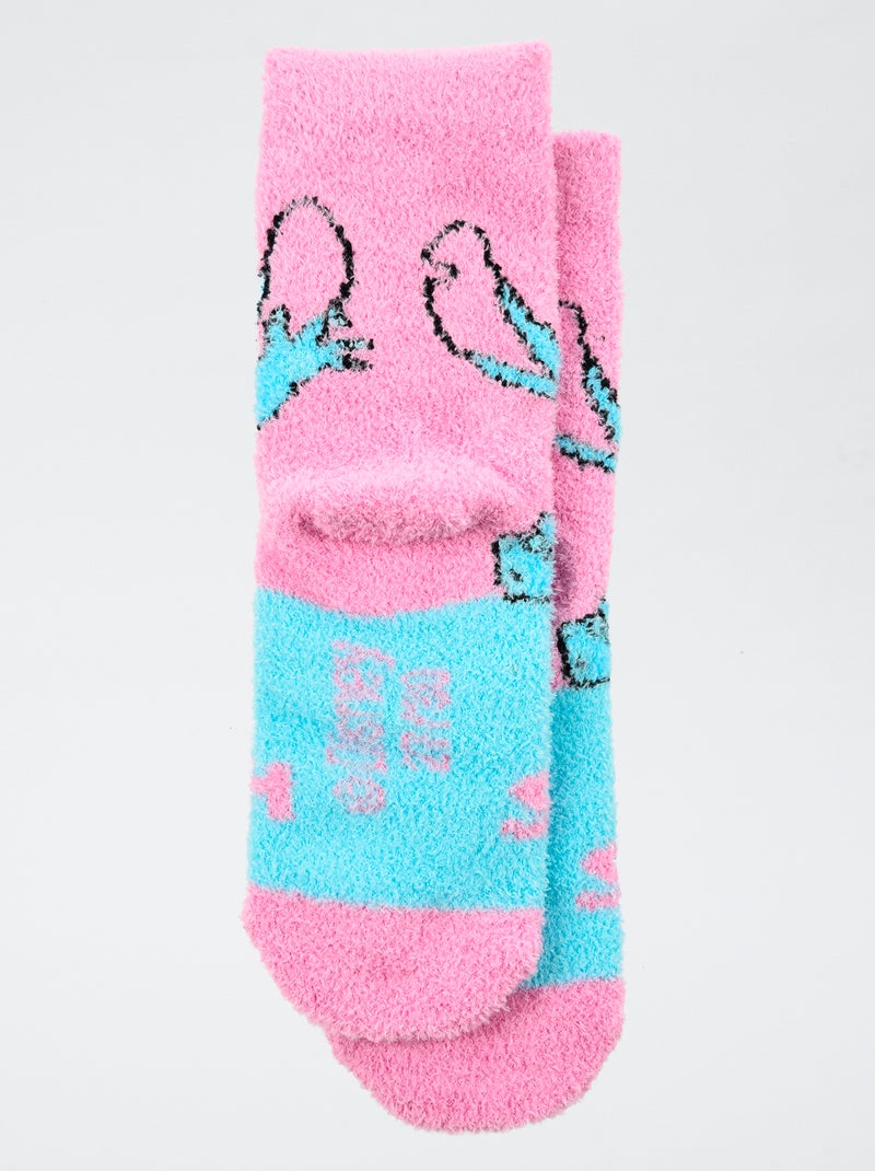 Paio di calzini 'Disney' 'Stitch' in cotone Rosa - Kiabi