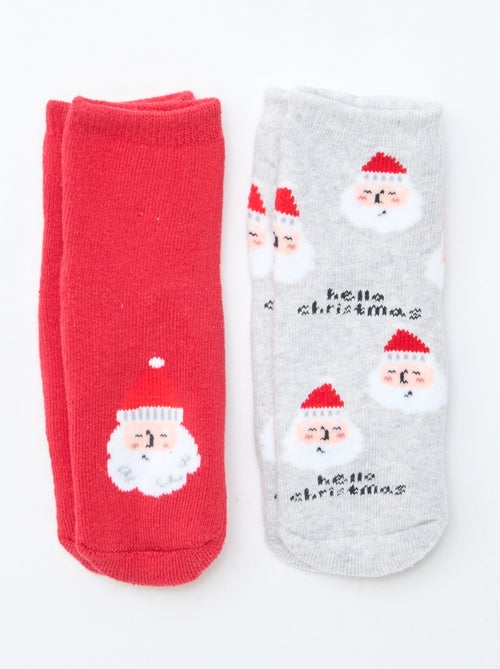 Paio di calzini fantasia antiscivolo - Kiabi