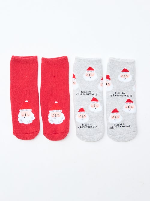 Paio di calzini fantasia antiscivolo - Kiabi