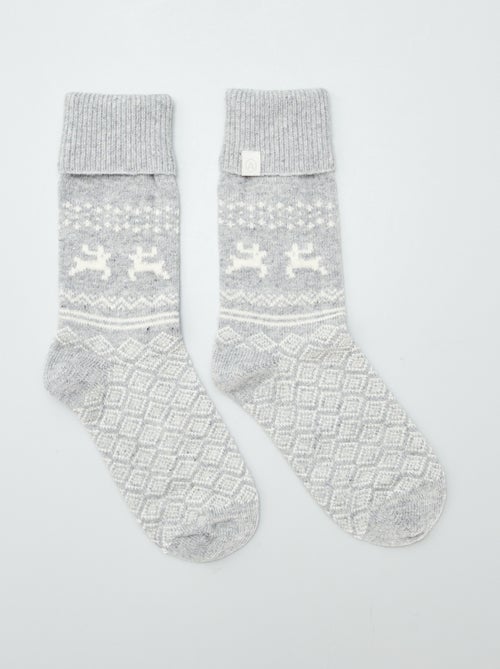Paio di calzini in lana - Kiabi