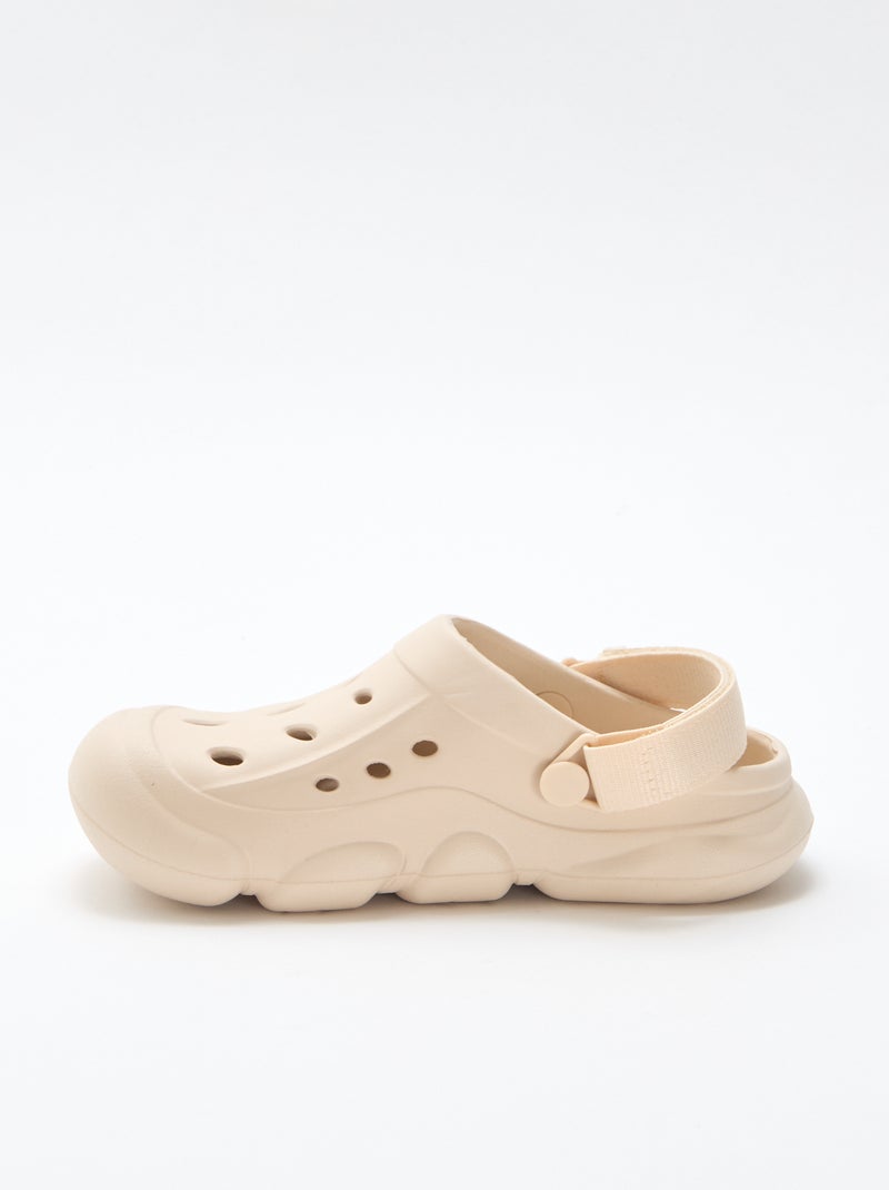 Paio di ciabatte da spiaggia chiuse Beige - Kiabi