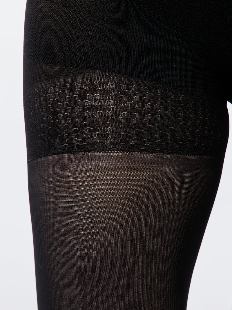Paio di collant modellanti Nero - Kiabi