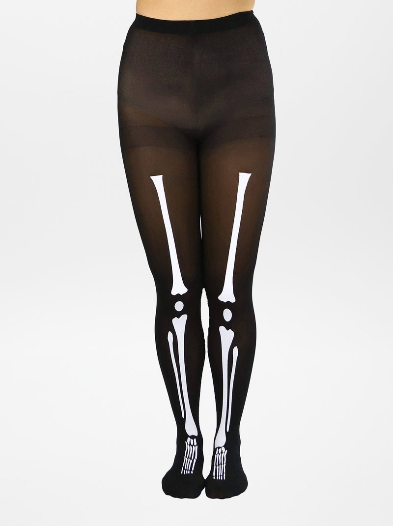 Paio di collant 'scheletro' Halloween NERO - Kiabi