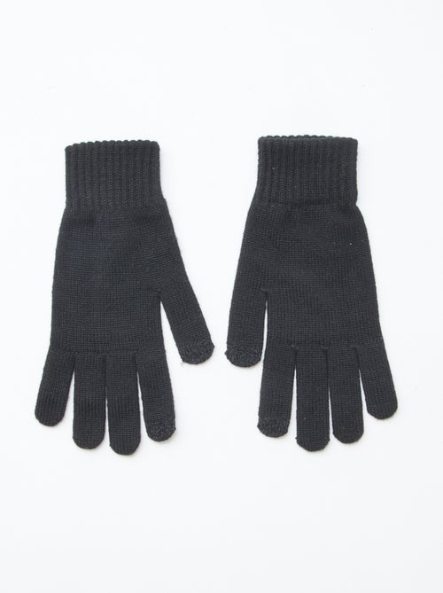 Paio di guanti in maglia leggera - Kiabi