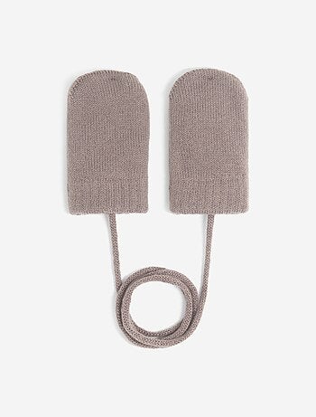 Paio di moffole con laccetto