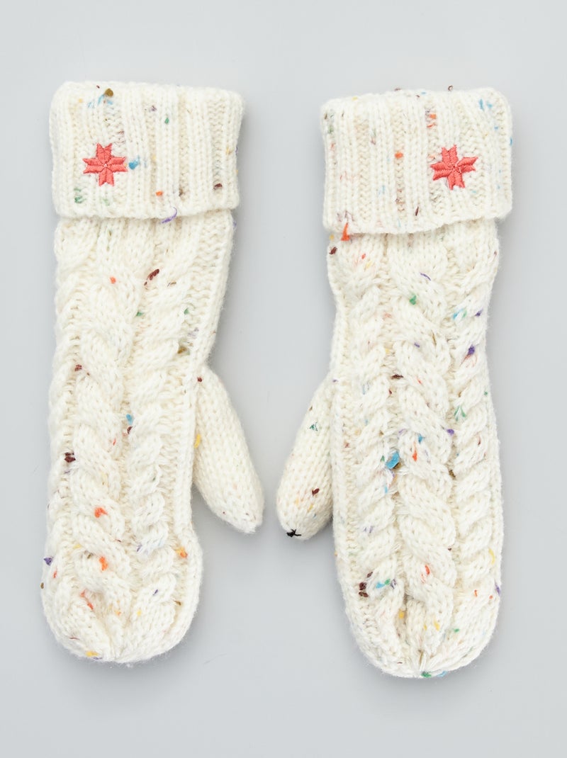 5 Paia Muffole Magiche Per Bambine 2-5 Anni - Guanti Invernali Lavorati A Maglia, Motivi Colorati, Lavabili In Lavatrice