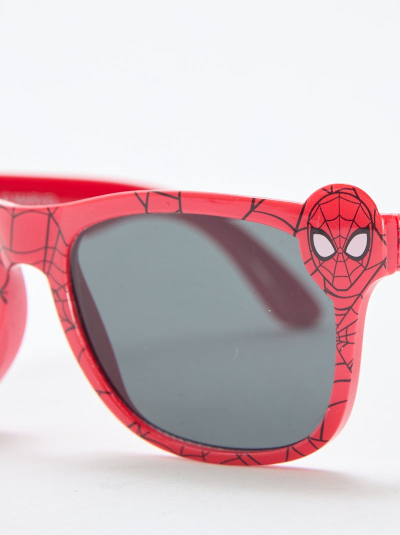 Paio di occhiali da sole 'Marvel' 'Spiderman' animati + custodia Rosso - Kiabi