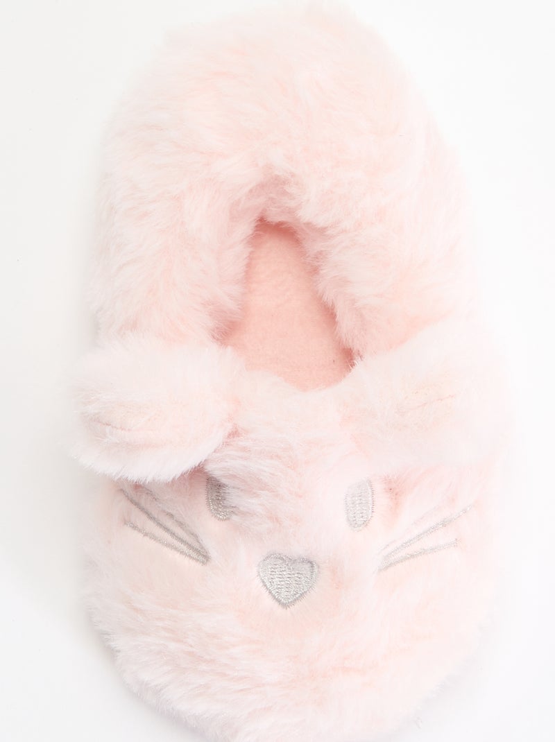 Paio di pantofole 'Topo' Rosa - Kiabi