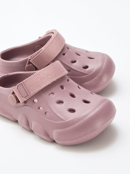 Paio di zoccoli da spiaggia chiusi tinta unita - Kiabi