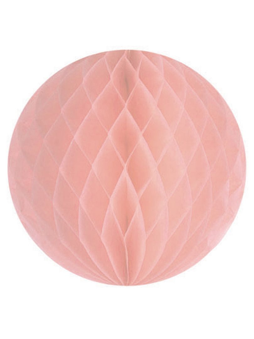 Palla carta alveolare 20 cm - rosa chiaro - Kiabi - 2.00€