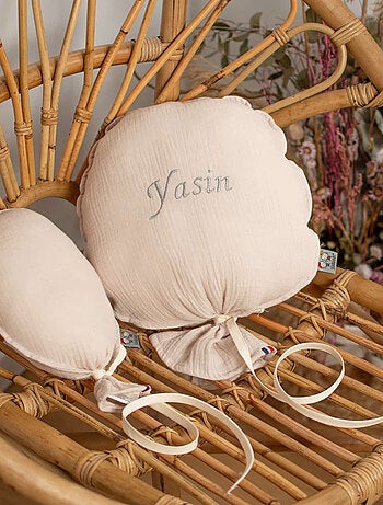 Palloncino decorativo da muro in garza di cotone - artigianale e personalizzabile - made in france |