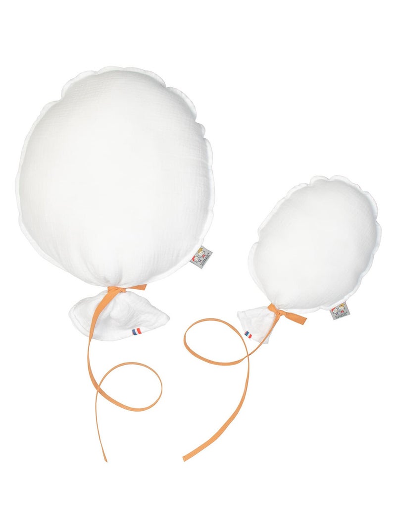 Palloncino decorativo da muro in garza di cotone - artigianale e personalizzabile - made in france | Bianco - Kiabi