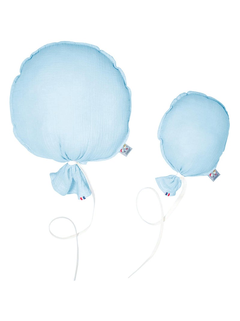 Palloncino decorativo da muro in garza di cotone - artigianale e personalizzabile - made in france | Blu - Kiabi