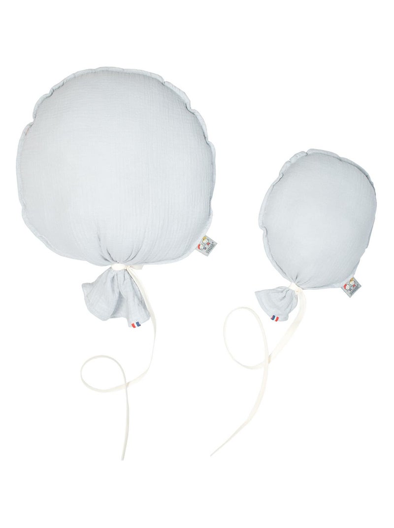 Palloncino decorativo da muro in garza di cotone - artigianale e personalizzabile - made in france | Grigio - Kiabi
