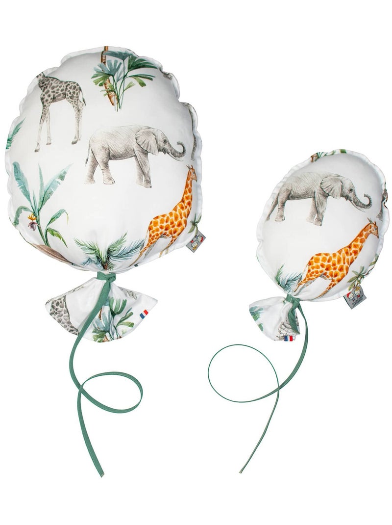 Palloncino decorativo da muro in raso di cotone, safari | sevira kids | sevira kids Verde acqua - Kiabi