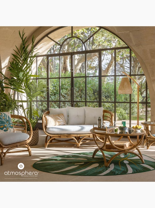 Panca a 2 posti in rattan - Kiabi