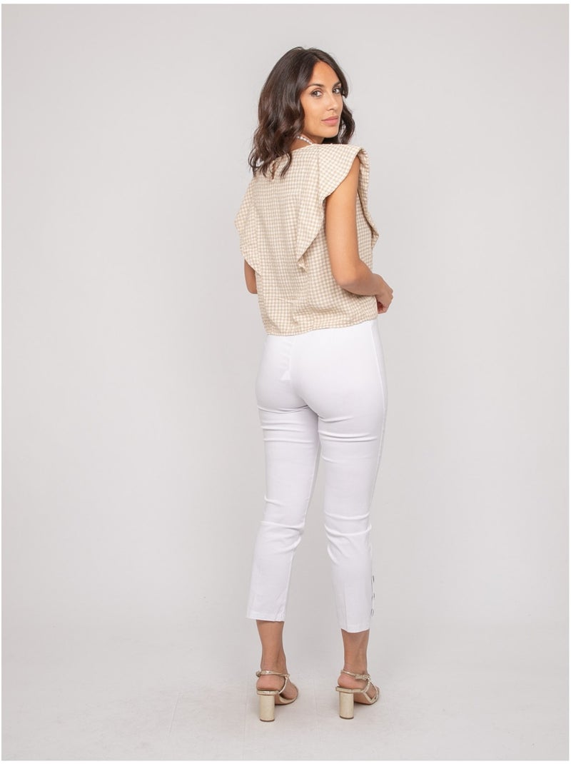 Pantacourt EBLIE Bianco - Kiabi
