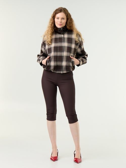 Pantacourt in maglia stretch - Kiabi