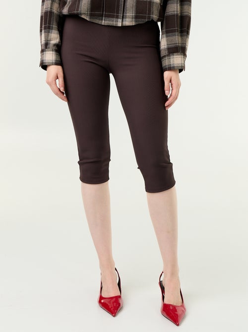 Pantacourt in maglia stretch - Kiabi