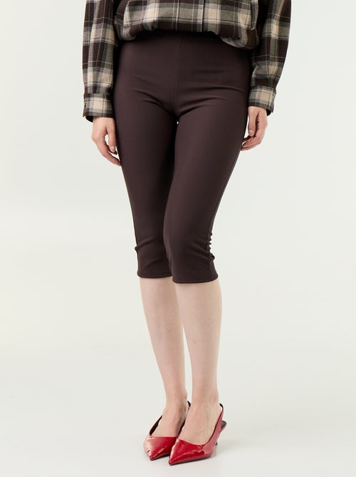 Pantacourt in maglia stretch - Kiabi