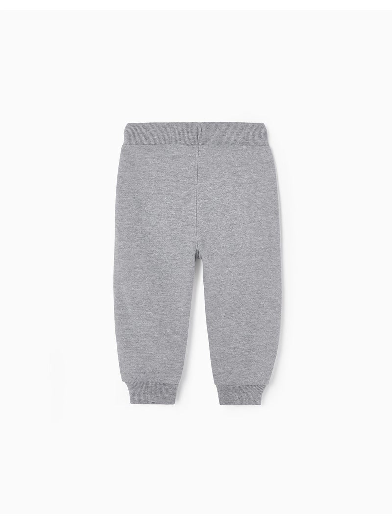 Pantalon de Sport en Coton Grigio - Kiabi