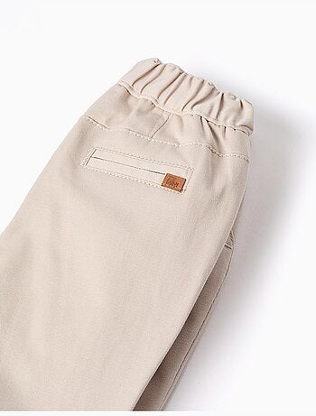 Pantalon en Sergé avec Bretelles Amovibles