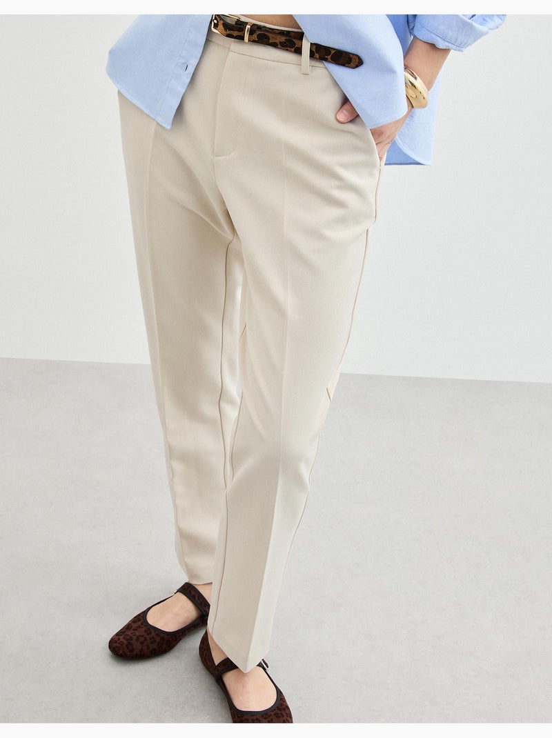 Pantalon 'Tailored', MO Fashion Beige - Kiabi