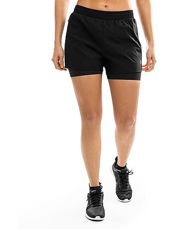 Pantaloncini 2 in 1 da allenamento da donna fitness donna purpose