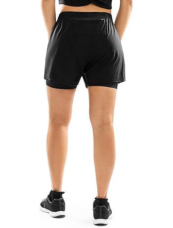 Pantaloncini 2 in 1 da allenamento da donna fitness donna purpose