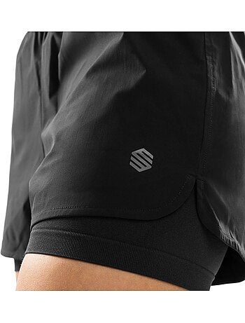 Pantaloncini 2 in 1 da allenamento da donna fitness donna purpose